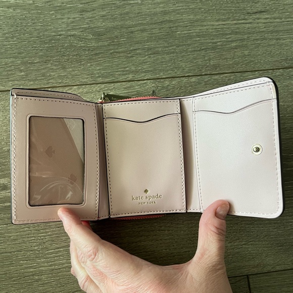 NWOT 🍓🦄Kate Spade Pink Strawberry Card Holder and Wallet Bundle - Picture 3 of 16